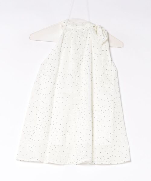 Nia（ニア）の「Nia(ニア)/ホルターネックドットシアートップス（シャツ/ブラウス・レディース・アイボリー・SMALL）」の15枚目の写真