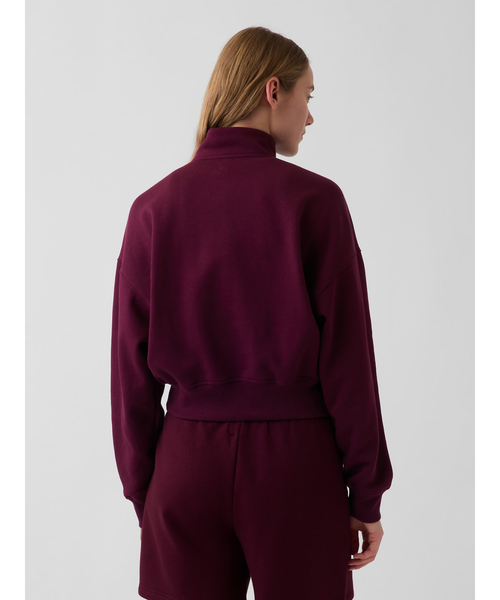 GAP（ギャップ）の「ヴィンテージソフト オーバーサイズ ハーフジップ ウェッジ プルオーバー（スウェット・レディース・グレー/ブラック/レッド・XL/XS/S/L/M/XXS）」の8枚目の写真