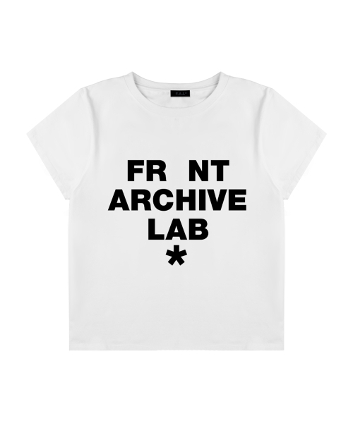MOON FAIRY（ムーンフェアリー）の「HEART レディース クロップ半袖Tシャツ [ホワイト]（Tシャツ/カットソー・レディース・その他・FREE）」の2枚目の写真