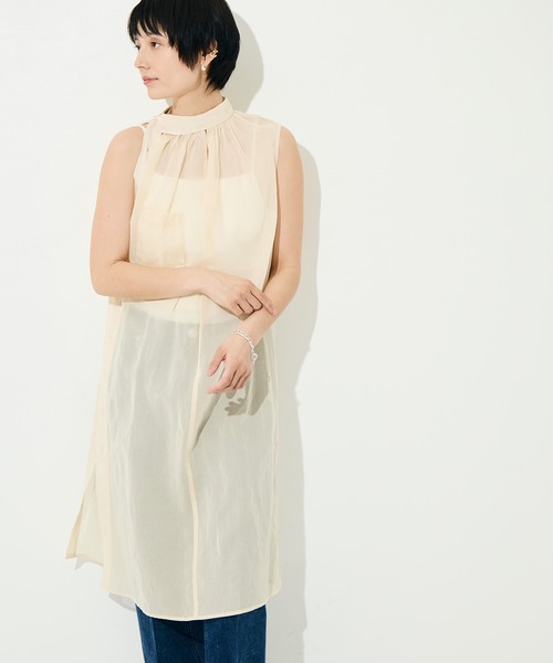 TANAKA（タナカ）の「[TANAKA/タナカ]SHIRTS DRESS（ワンピース・レディース・アイボリー・FREE）」の15枚目の写真