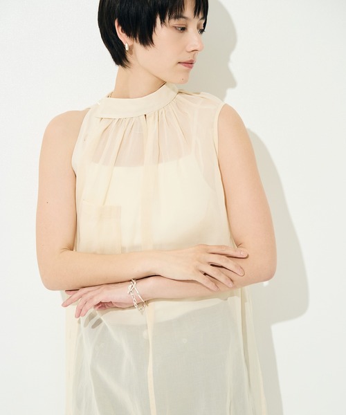 TANAKA（タナカ）の「[TANAKA/タナカ]SHIRTS DRESS（ワンピース・レディース・アイボリー・FREE）」の14枚目の写真