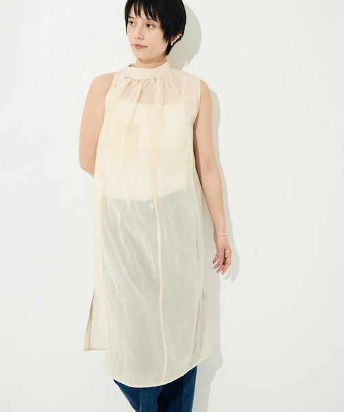 TANAKA（タナカ）の「[TANAKA/タナカ]SHIRTS DRESS（ワンピース・レディース・アイボリー・FREE）」の13枚目の写真