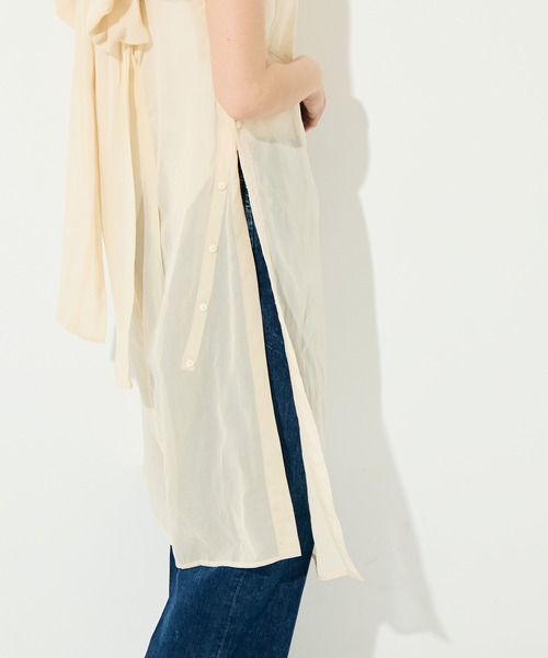 TANAKA（タナカ）の「[TANAKA/タナカ]SHIRTS DRESS（ワンピース・レディース・アイボリー・FREE）」の10枚目の写真