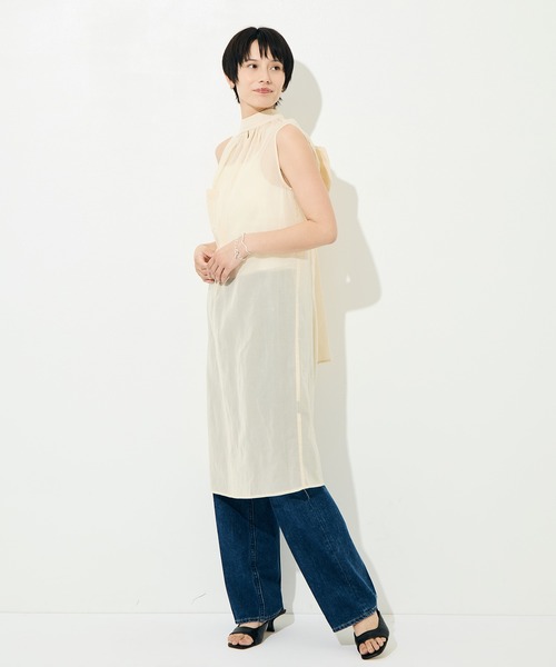 TANAKA（タナカ）の「[TANAKA/タナカ]SHIRTS DRESS（ワンピース・レディース・アイボリー・FREE）」の7枚目の写真