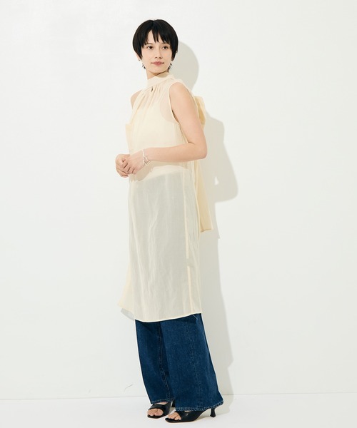TANAKA（タナカ）の「[TANAKA/タナカ]SHIRTS DRESS（ワンピース・レディース・アイボリー・FREE）」の5枚目の写真