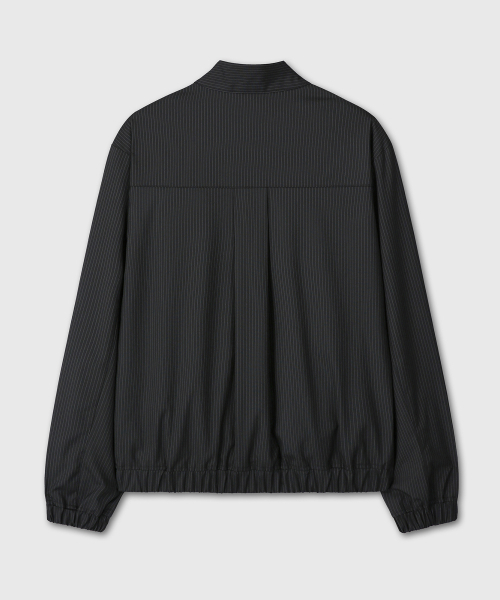 DIVEIN WOMEN(ダイブイン ウーマン)の「STRIPE SET-UP JACKET (BLACK)(ブルゾン・レディース・その他・OS)」の3枚目の写真