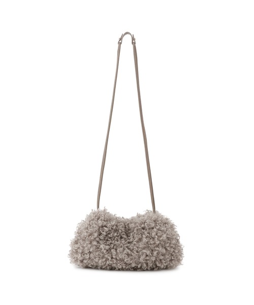 SALON adam et rope'(サロン アダム エ ロペ)の「【W S(ドゥーブル)】プードルライクファードロストバッグ(ショルダーバッグ・レディース・ベージュ系その他・FREE)」の11枚目の写真