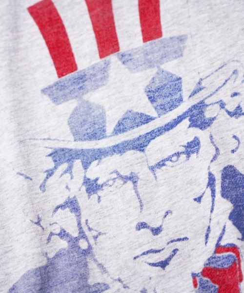 JERZEES(ジャージーズ)の「JERZEES / "UNCLE SAM" SS TEE(Tシャツ/カットソー・メンズ・ホワイト/ライトグレー・LARGE/X-LARGE)」の13枚目の写真