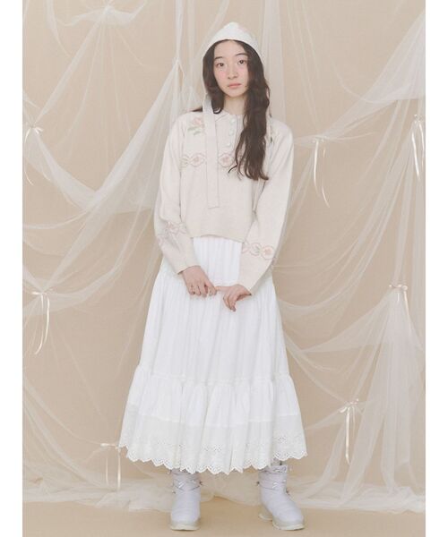 merry jenny(メリージェニー)の「ribbonパデットブーツ(ブーツ・レディース・ブラック/ライトブルー/ピンク・LARGE/MEDIUM)」の17枚目の写真