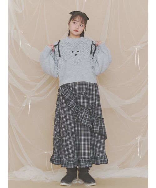 merry jenny(メリージェニー)の「ribbonパデットブーツ(ブーツ・レディース・ブラック/ライトブルー/ピンク・LARGE/MEDIUM)」の22枚目の写真