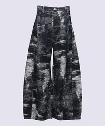 TAAKK（ターク）の「【TAAKK】DENIM CURVED PANTS（デニムパンツ）」