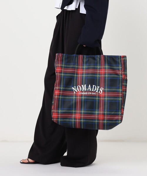 NOMADIS(ノマディス)の「NOMADIS SAC チェックトートバッグ(トートバッグ・レディース・ブラック系その他・FREE)」の10枚目の写真