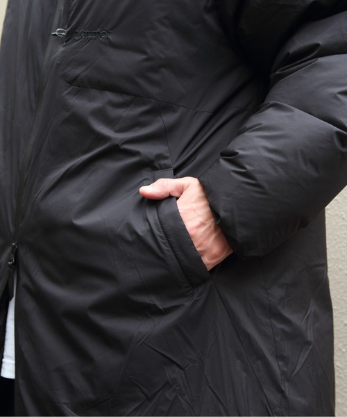 MARMOT(マーモット)の「Marmot/マーモット バーティカルダウンコート Vertical Down Coat(ダウンジャケット/コート・メンズ・ブラック/グレー・L/M)」の10枚目の写真