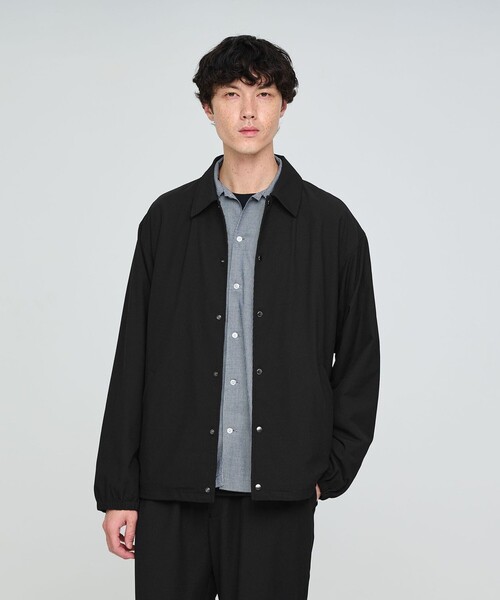 【ALL20%OFF】 コーチ プラッド シェルパラインド シャツジャケット FREELITCH コーチ ジャケット -2WAYストレッチ-（ブルゾン）｜green