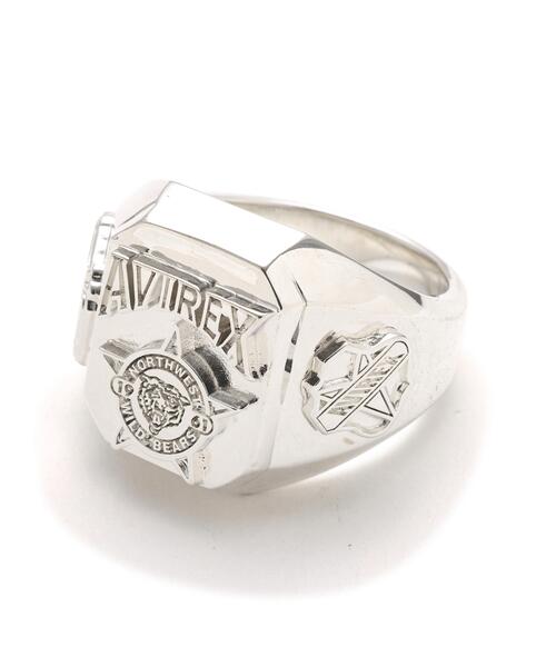 AVIREX(アヴィレックス)の「《AVIREX by J.H.M CO.,LTD.》VARSITY ARCHIVES WILD BEAR SIGNET RING / バーシティー アーカイブ ワイルドベア シグネットリング / アヴィレックス / JAM HOME MADE / ジャムホームメイド(リング・メンズ・シルバー・17/19/21/23/9/11)」の2枚目の写真