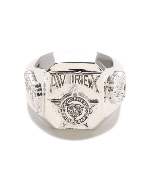 AVIREX(アヴィレックス)の「《AVIREX by J.H.M CO.,LTD.》VARSITY ARCHIVES WILD BEAR SIGNET RING / バーシティー アーカイブ ワイルドベア シグネットリング / アヴィレックス / JAM HOME MADE / ジャムホームメイド(リング・メンズ・シルバー・17/19/21/23/9/11)」の4枚目の写真