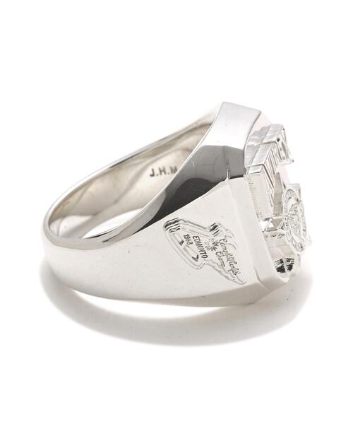 AVIREX(アヴィレックス)の「《AVIREX by J.H.M CO.,LTD.》VARSITY ARCHIVES WILD BEAR SIGNET RING / バーシティー アーカイブ ワイルドベア シグネットリング / アヴィレックス / JAM HOME MADE / ジャムホームメイド(リング・メンズ・シルバー・17/19/21/23/9/11)」の6枚目の写真