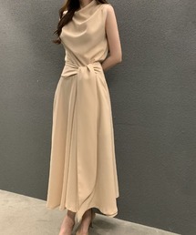 リボンノースリーブワンピース