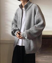 Stand Collar Knit Blouson スタンドカラーニットブルゾン