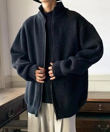 Stand Collar Knit Blouson スタンドカラーニットブルゾン