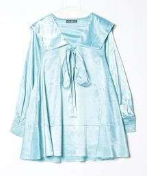 【RE】【little sunny bite】satin sailor dress