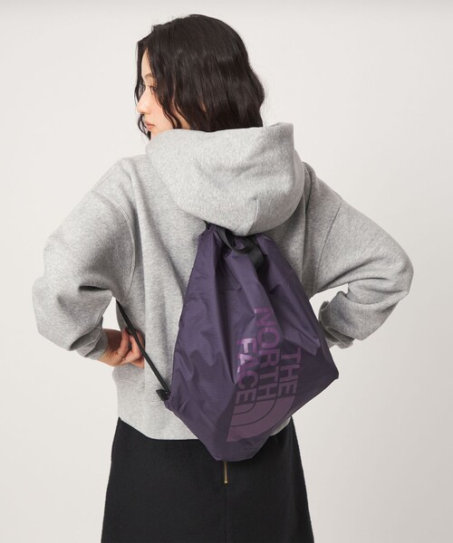 THE NORTH FACE(ザノースフェイス)の「【WEB限定】<THE NORTH FACE>ピーエフ サックパック(13L)(バックパック/リュック・レディース・ライトグレー/ブラック/パープル・FREE)」の20枚目の写真