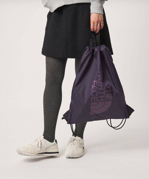 THE NORTH FACE(ザノースフェイス)の「【WEB限定】<THE NORTH FACE>ピーエフ サックパック(13L)(バックパック/リュック・レディース・ライトグレー/ブラック/パープル・FREE)」の21枚目の写真