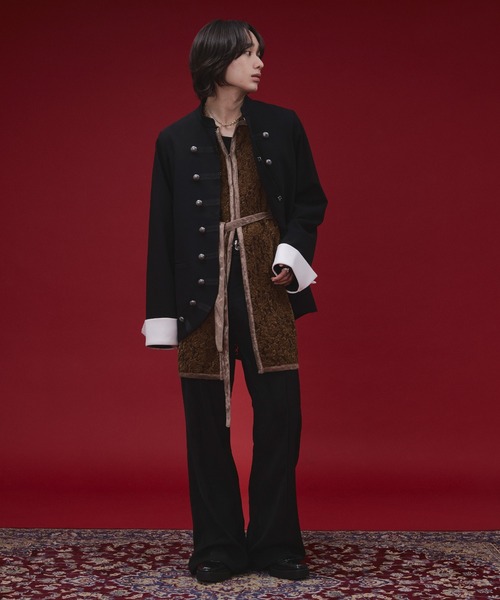Ellno Loset(エルノロゼット)の「【SEME】side lace slim flare pants(スラックス・メンズ・ブラック・LARGE/MEDIUM/SMALL)」の3枚目の写真