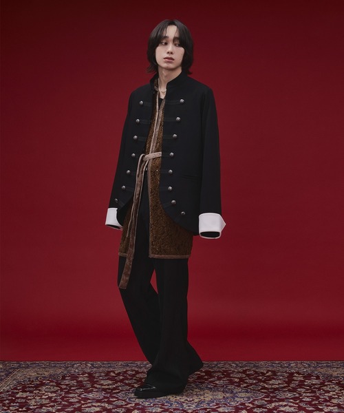 Ellno Loset(エルノロゼット)の「【SEME】side lace slim flare pants(スラックス・メンズ・ブラック・LARGE/MEDIUM/SMALL)」の4枚目の写真
