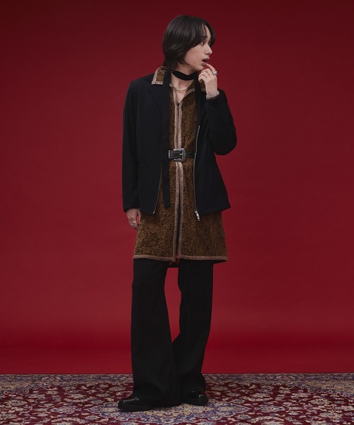 Ellno Loset(エルノロゼット)の「【SEME】side lace slim flare pants(スラックス・メンズ・ブラック・LARGE/MEDIUM/SMALL)」の9枚目の写真