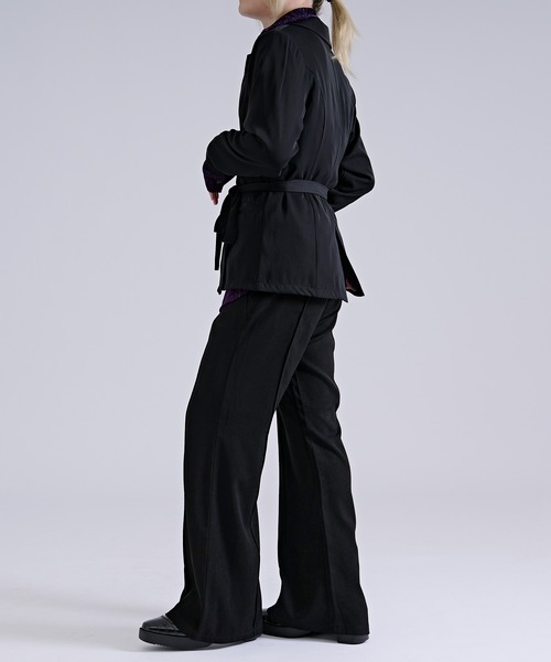 Ellno Loset(エルノロゼット)の「【SEME】side lace slim flare pants(スラックス・メンズ・ブラック・LARGE/MEDIUM/SMALL)」の21枚目の写真