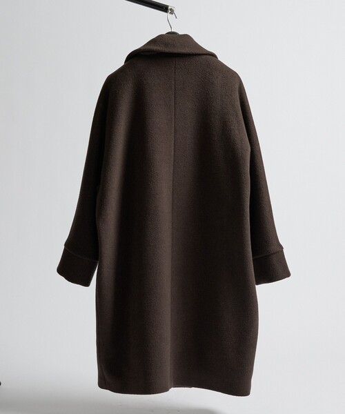 ABAHOUSE(アバハウス)の「【TICCA/ティッカ】別注 ウール テントコート / チェスターコート(チェスターコート・メンズ・ブラック系その他/ブラウン・フリー)」の12枚目の写真
