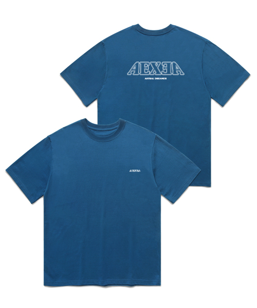 AEXEA(アクシー)の「アストラル 半袖Tシャツ F05BRD_ABX11062(Tシャツ/カットソー・メンズ・ブラック/グレー系その他/ブルー/ホワイト・S/XL/L/M)」の4枚目の写真