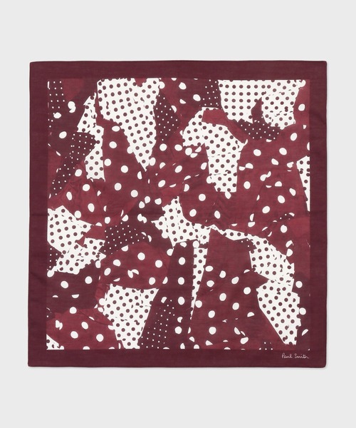 ポールスミス　ボタニカル柄　花柄　水彩画　絵画バンドカラー　膝丈ワンピース Paul Smith（ポールスミス）の「アーティストストライプライン＆ドット