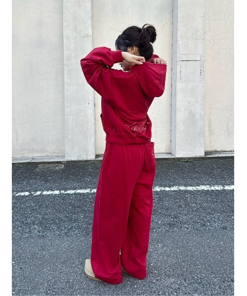 LILY BROWN(リリーブラウン)の「スクリプトスウェットパンツ(その他パンツ・レディース・ネイビー/グレー/レッド・F)」の20枚目の写真