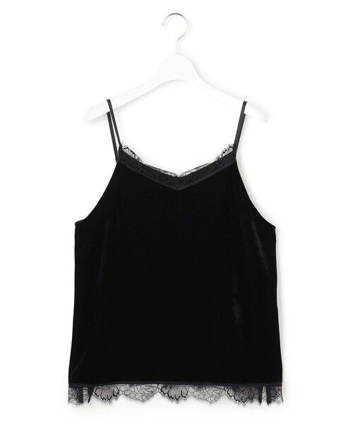 23区 L(ニジュウサンクオオキイサイズ)の「ベロアキャミ ツインセット トップス(Tシャツ/カットソー・レディース・ライトグレー系/ブラック系・44/46/48)」の16枚目の写真