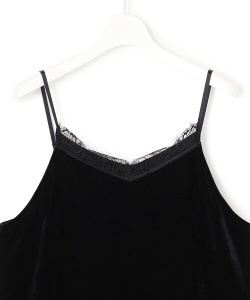 23区 L(ニジュウサンクオオキイサイズ)の「ベロアキャミ ツインセット トップス(Tシャツ/カットソー・レディース・ライトグレー系/ブラック系・44/46/48)」の17枚目の写真