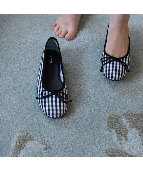 OMNIPOTENT(オムニポテント)の「(226) omn Picnic Flat shoes _4colors(バレエシューズ・レディース・ブラック/レッド/ブルー/グリーン・23cm/23.5cm/24cm/24.5cm/25cm)」の1枚目の写真