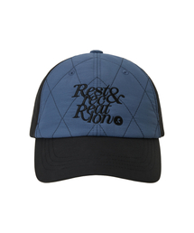 Rest&Recreation（レストアンドレクリエーション）の「QUILTED BALL CAP - BLACK（キャップ）」