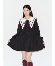 jouetie（ジュエティ）の「ビッグカラーフレアミニワンピース（ワンピース）」