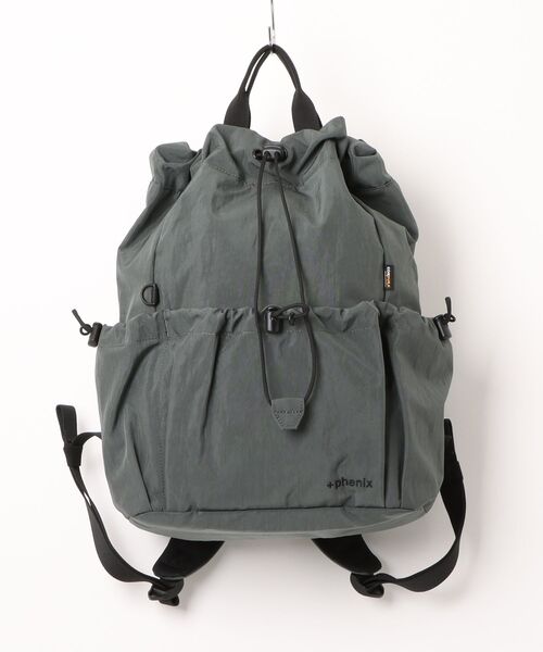 +phenix(プラスフェニックス)の「【+phenix/プラスフェニックス】ROVER BACKPACK(バックパック/リュック・メンズ・ブラック/グレー・FREE)」の1枚目の写真
