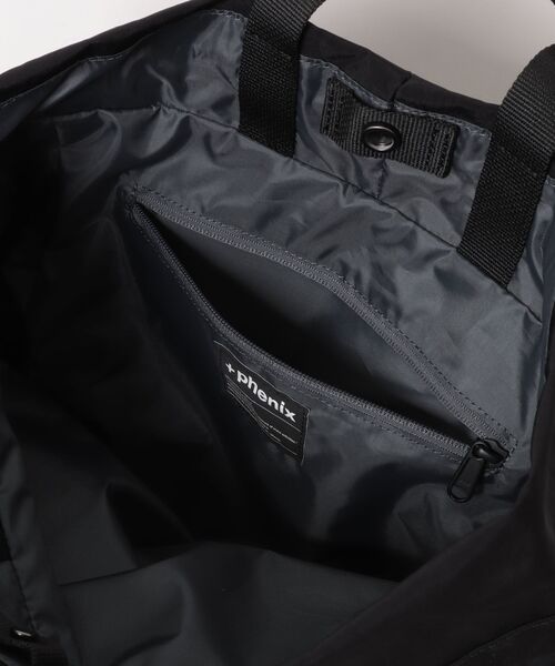 +phenix(プラスフェニックス)の「【+phenix/プラスフェニックス】ROVER BACKPACK(バックパック/リュック・メンズ・ブラック/グレー・FREE)」の5枚目の写真
