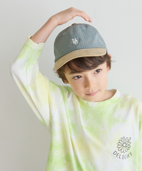 UNIVERSAL OVERALL（ユニバーサルオーバーオール）の「【UNIVERSAL OVERALL】別注チェック6パネルCAP(KIDS)（キャップ・キッズ・ブラウン/ブルー/チャコール・FREE）」の13枚目の写真