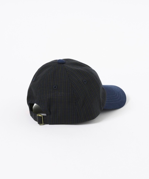 UNIVERSAL OVERALL（ユニバーサルオーバーオール）の「【UNIVERSAL OVERALL】別注チェック6パネルCAP(KIDS)（キャップ・キッズ・ブラウン/ブルー/チャコール・FREE）」の22枚目の写真