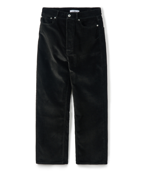 PARTIMENTO(パルティメント)の「ストレートコーデュロイパンツ ブラック(その他パンツ・メンズ・その他・MEDIUM/LARGE/X-LARGE)」の1枚目の写真