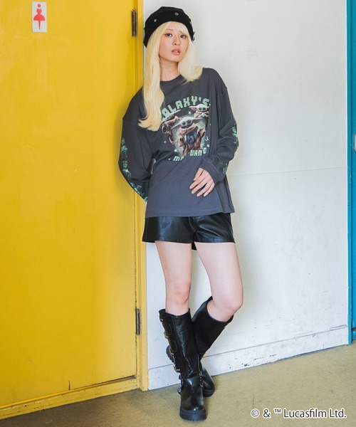 STAR WARS(スターウォーズ)の「WEGO/【26年秋冬新作】SWマンダロリアンアンドグローグーT(Tシャツ/カットソー・メンズ・ホワイト/スミクロ・MEDIUM/LARGE)」の10枚目の写真