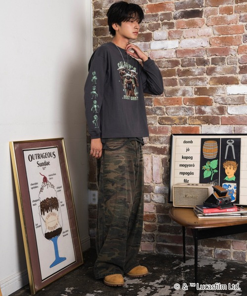 STAR WARS(スターウォーズ)の「WEGO/【26年秋冬新作】SWマンダロリアンアンドグローグーT(Tシャツ/カットソー・メンズ・ホワイト/スミクロ・MEDIUM/LARGE)」の22枚目の写真