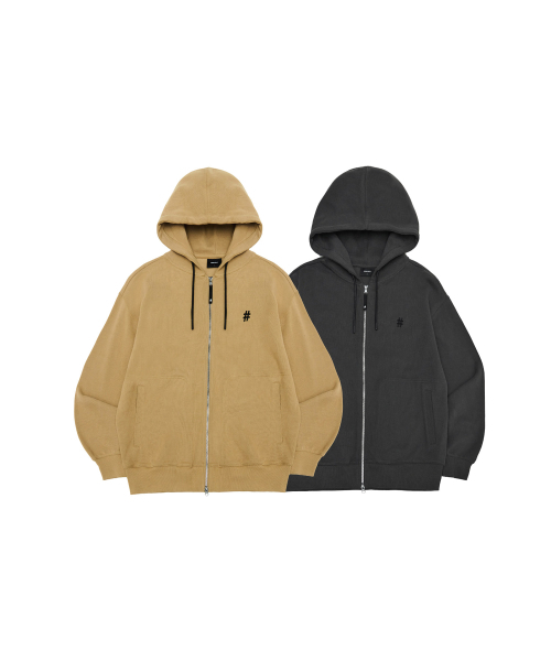 BEENTRILL（ビントリル）の「URBAN ニットライクジップアップフード（チャコール）（ジャージ・レディース・その他・SMALL/MEDIUM/LARGE/X-LARGE）」の5枚目の写真