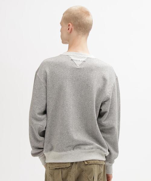AVIREX（アヴィレックス）の「《直営店限定》VINTAGE CREWNECK SWAET "EAGLE" / ヴィンテージ クルーネック スウェット "イーグル" / AVIREX / アヴィレックス（スウェット・メンズ・チャコールグレー/グレー・L/XL/M/2XL）」の10枚目の写真