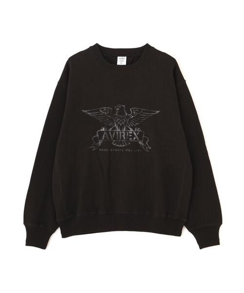 AVIREX（アヴィレックス）の「《直営店限定》VINTAGE CREWNECK SWAET "EAGLE" / ヴィンテージ クルーネック スウェット "イーグル" / AVIREX / アヴィレックス（スウェット・メンズ・チャコールグレー/グレー・L/XL/M/2XL）」の12枚目の写真